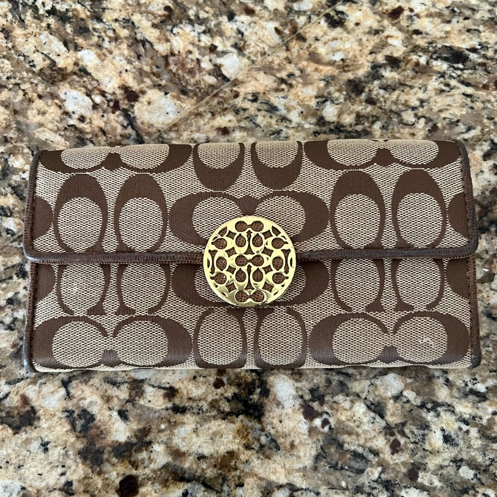 Coach Alexander Slim Envelope Signature Wallet F48861 BKHMA